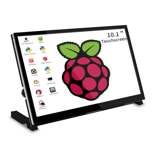 WIMAXIT 10.1 Inch 1024X600 IPS Portable Touch Monitor with Dual USB HDMI 178° Viewing Angle for Raspberry Pi 4 3 2 Zero B+ Model B Xbox PS4 iOS Win7/8/10