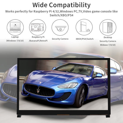 WIMAXIT 10.1 Inch 1024X600 IPS Portable Touch Monitor with Dual USB HDMI 178° Viewing Angle for Raspberry Pi 4 3 2 Zero B+ Model B Xbox PS4 iOS Win7/8/10